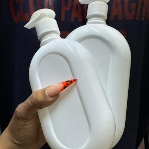 400Mls White and Clear bottles for showergels, conditioners, shampoo,handwash